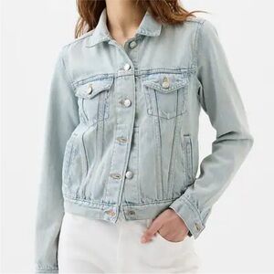 GAP Factory Light Wash Icon Denim Jacket
